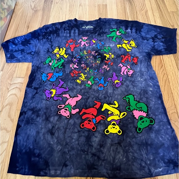 Liquid Blue Other - Liquid Blue Grateful Dead Dancing Bear Spiral tee size XL